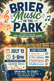 Click Here for a larger view Music in the Park